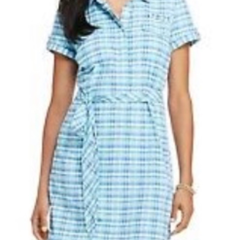 Vineyard Vines Dress -Shirt Dress Stone Mill Plaid